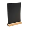 Picture of A4 CHALK SLATE ON WOODEN BASE